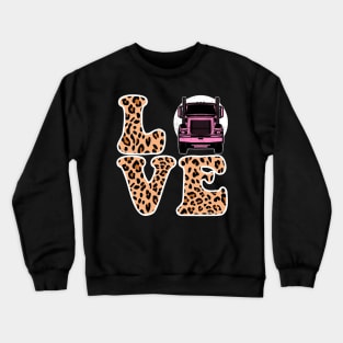 Trucker Wife Crewneck Sweatshirt